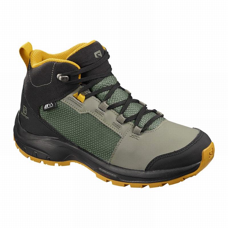 Salomon OUTWARD CLIMASALOMON™ WATERPROOF Zapatillas Trekking Niños - Gris / Negras - Colombia (62459